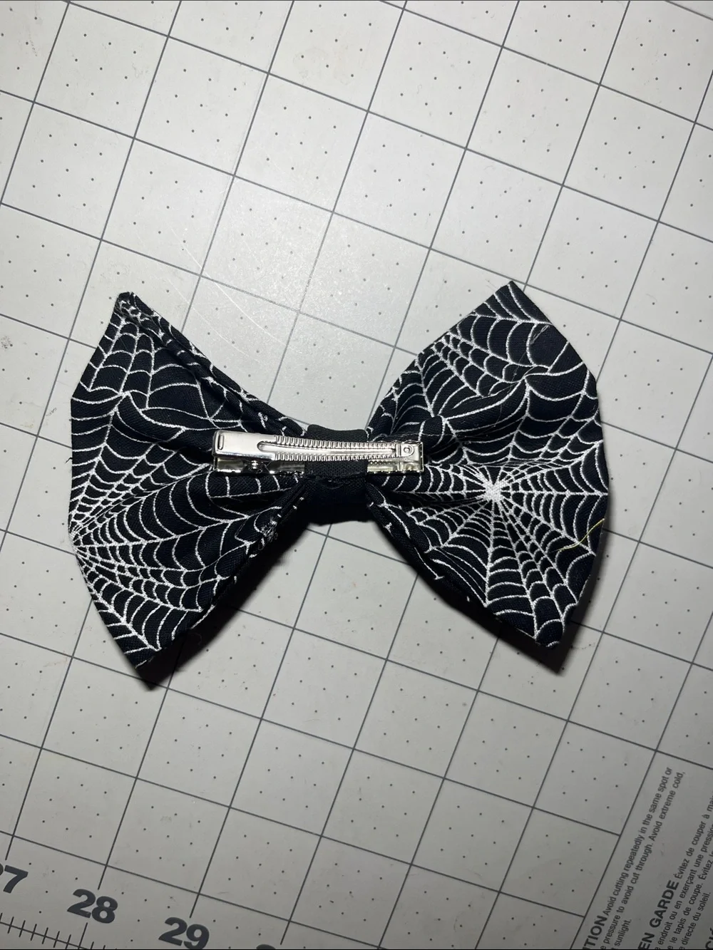 Handmade black bow